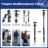 Fotopro Carbon Fiber Travel Tripod Bundle with Backpack Strap Camera Mount view 3