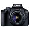 Canon EOS 4000D / Rebel T100 DSLR Camera with 18-55mm Lens + LED Video Light + 2pc 64GB Memory Cards, Tripod, Case, Filters & More, Black (Renewed) view 2