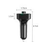 2 USB PD Charger Adapter AUX Hands-Free 7 Color LED Backlit Car Wireless Bluetooth 5.0 FM Transmitter MP3 Player Radio Parts view 4
