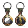 Animal Black Bear Tracker Holder Cover Shockproof Protective Case with Keychain Compatible with Air Tag 1PCS view 1