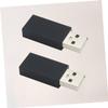 balacoo 2pcs USB Male to Female Adapter Aluminum Alloy Shell High Security Data Block Converter view 3