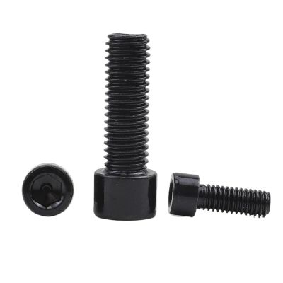 Black Grade 8.8 Hex Bolts Set - 2-30pcs M3 M4 M5 M6 M8 M10 Hex Bolts for Furniture Assembly(8mm,M8 3pcs)