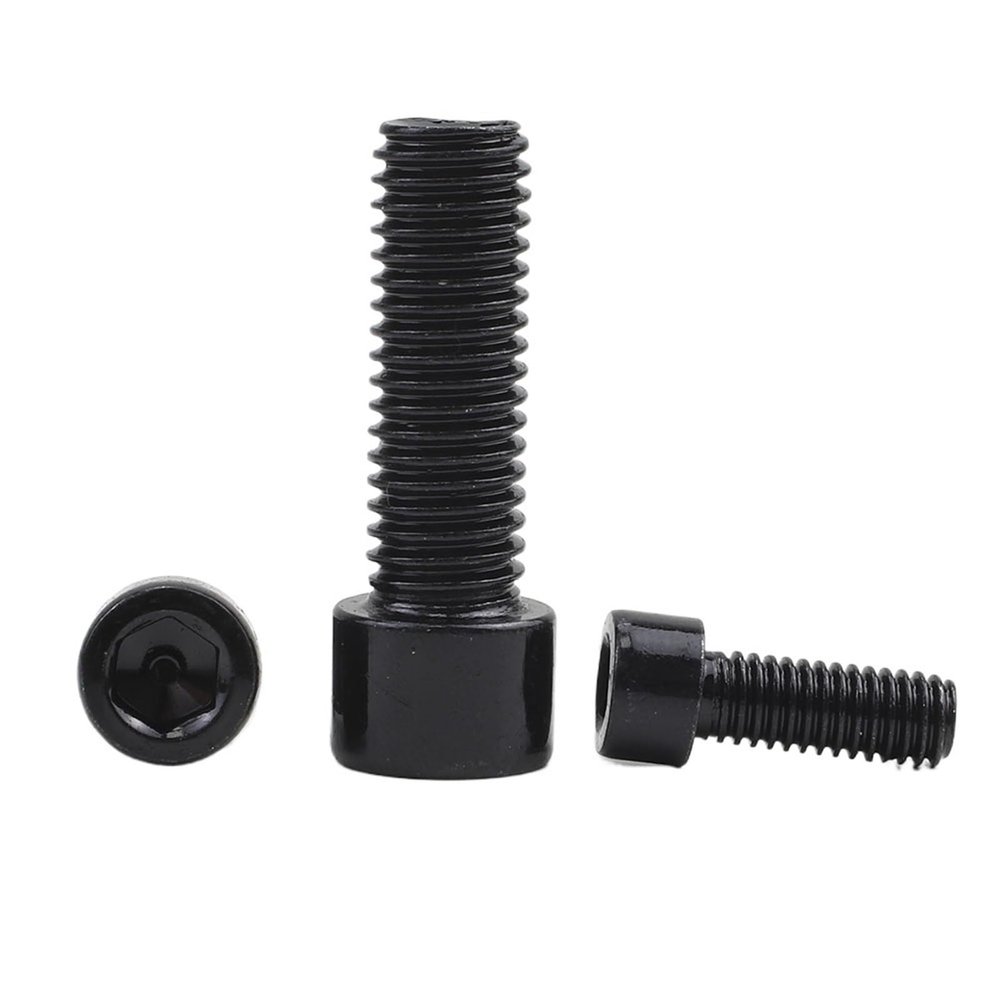 Black Grade 8.8 Hex Bolts Set - 2-30pcs M3 M4 M5 M6 M8 M10 Hex Bolts for Furniture Assembly(8mm,M8 3pcs)