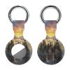 Three Otters Tracker Holder Cover Shockproof Protective Case with Keychain Compatible with Air Tag 1PCS view 1
