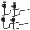 4 Pack Trail Camera Tree Mounts, 360 Rotatable Hunting Cam Brackets with 1/4" x 20 Screw, Durable 5KG Capacity Surveillance Cameras Holder for Outdoor Surveillance and Wildlife Monitoring view 1