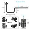 4 Pack Trail Camera Tree Mounts, 360 Rotatable Hunting Cam Brackets with 1/4" x 20 Screw, Durable 5KG Capacity Surveillance Cameras Holder for Outdoor Surveillance and Wildlife Monitoring view 2