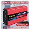 HFFFXRCY Inverter Socket Pure Sine WaveAuto Accessories DC 12V/24V to AC 220V Voltage Transfer Converter Charging Adapter LED Display(8000W EU,12V60HZ_Europe) view 2