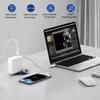3 inch Desktop Power Grommet USB C,20W Fast Charging Station,Furniture Recessed Power Strip,2 Outlets,3 USB Ports,Flush-Mount for Desktop, Workspace Essential Desk Outlet,2 Pack (Black) view 3