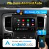 8 Core 4+64G Car Stereo Radio for Dodge RAM Upgrade 1500 2500 3500 2013 2014 2015 2016 2017 2018 with Wireless CarPlay and Android Auto,9 inch Touch Screen Radio Replacement (Only fit Manual AC) view 3