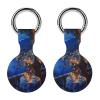 Candlelight Dinner Coastal Balcony Tracker Holder Cover Shockproof Protective Case with Keychain Compatible with Air Tag 2PCS view 1
