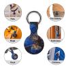 Candlelight Dinner Coastal Balcony Tracker Holder Cover Shockproof Protective Case with Keychain Compatible with Air Tag 2PCS view 3