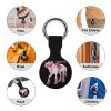 Boot Horse Tracker Holder Cover Shockproof Protective Case with Keychain Compatible with Air Tag 2PCS view 3