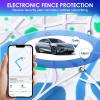 1PCS Black Tracker Device for Vehicles,Real Time GPS Car Tracker Work with Find My(iOS Only),No Monthly Fee Anti-Theft Car Locator,Hidden Car GPS Tracker with White Magnetic Case view 4