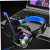 CHILDWEET Led Gaming Headset with Microphone Surround Sound Earmuffs Noise-canceling Design for Immersive Gaming Color Wired Headphones view 3
