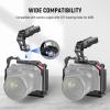 NEEWER Camera Top Handle with 3/8" for ARRI, Comfort Silicone Hand Grip with 1/4" 3/8" Threads, Cold Shoes, Cleaning Cloth Compatible with SmallRig Handles Camera Cages Video Rigs, CA007 view 2