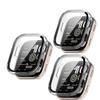 3 Pack Hard Case with Screen Protector for Amazfit Bip 6, HD Clear Built-in 9H Tempered Glass Full Protection Slim Cover (Clear/Clear/Clear) view 1