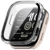 3 Pack Hard Case with Screen Protector for Amazfit Bip 6, HD Clear Built-in 9H Tempered Glass Full Protection Slim Cover (Clear/Clear/Clear) view 2