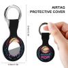 Baseball Mom Tracker Holder Cover Shockproof Protective Case with Keychain Compatible with Air Tag 1PCS view 2