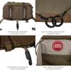 Badlands Bino X2 - Modular Binocular Harness System for Optimal Performance and Durability, Olive, Medium view 4