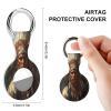 Indian Chief Tracker Holder Cover Shockproof Protective Case with Keychain Compatible with Air Tag 1PCS view 2