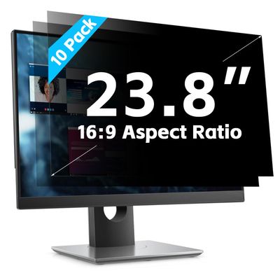 10 Pack 23.8-Inch Computer Privacy Screen Filter for 16:9 Widescreen MonitorsAnti-Spy,Anti-Glare,Anti-Scratch Screen Protector for Samsung,Dell,HP,LG,Acer,AOC