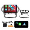 [4G 64G] Android Car Stereo FM Radio Carplay Android Auto 10.1" Touchscreen Headunit Media Player with Backup Camera for Ford Mondeo 2007 Silver view 1