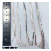 HUIZHUGS Wire and Cable 5 Meters 26AWG 2468 UL2468 PVC Tinned Bare Copper Cord Gold Silver ROHS 20 22 24AWG Audio Cable Speaker Cable Transparent line Wire and Cable(Gold and Silver,5 M_20 AWG) view 2