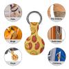 Funny Chicken Nuggets Tracker Holder Cover Shockproof Protective Case with Keychain Compatible with Air Tag 1PCS view 3