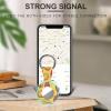 Funny Chicken Nuggets Tracker Holder Cover Shockproof Protective Case with Keychain Compatible with Air Tag 1PCS view 4