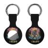 Believe Bigfoot Sasquatch Tracker Holder Cover Shockproof Protective Case with Keychain Compatible with Air Tag 1PCS view 1