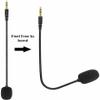 aoukoslt Black Headset Microphone Adjustable 360 Degrees Bendable Jack Headphone Controller Z5a5 Combined Game Gaming Mic to Mic Headsets Accessories, Earbud and in-Ear Headphones 3.5mm  view 2