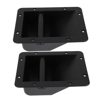 Garneck Speaker Cabinet Handles - 2 Pack Black Speaker Side Handles for Easy Carrying and Replacement - Durable Plastic Design for Audio Cabinets and Speaker Boxes