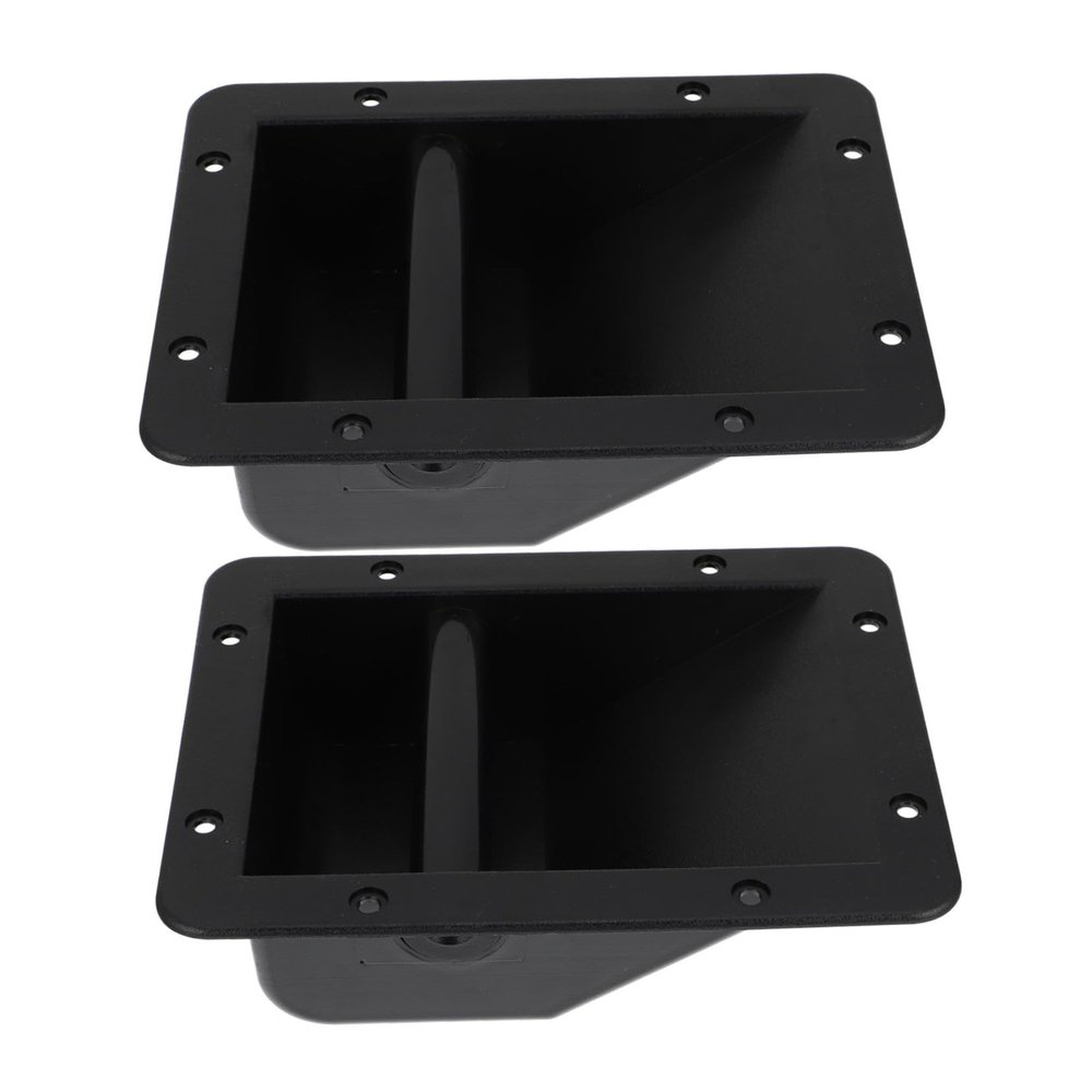 Garneck Speaker Cabinet Handles - 2 Pack Black Speaker Side Handles for Easy Carrying and Replacement - Durable Plastic Design for Audio Cabinets and Speaker Boxes