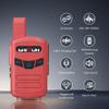 5 Pack A5 Mini Walkie Talkie USB-C Charging UHF 400-470Mhz Handheld Radio Scrambler Wireless Replication Two Way Radio (Red) view 2