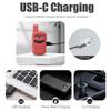 5 Pack A5 Mini Walkie Talkie USB-C Charging UHF 400-470Mhz Handheld Radio Scrambler Wireless Replication Two Way Radio (Red) view 3