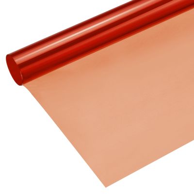 MECCANIXITY Gel Color Filter Paper PVC Film 100x100cm Orange for Photo Studio Red Head Light