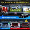8 Core Car Radio Stereo for Honda Accord 8th 2008 2009 2010 2011 2012 Upgrade with Wireless Carplay & Android Auto, 10.1 Inch QLED Touch Screen Car Radio with 5G WiFi GPS FM/SWC Bluetooth (Black 001) view 2