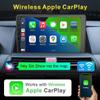 8 Core Car Radio Stereo for Honda Accord 8th 2008 2009 2010 2011 2012 Upgrade with Wireless Carplay & Android Auto, 10.1 Inch QLED Touch Screen Car Radio with 5G WiFi GPS FM/SWC Bluetooth (Black 001) view 3