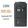 1pc Inverter 0.75KW1.5KW2.2KW Frequency Inverter 1P 3P 220V 380V Output Frequency Converter Variable Frequency Drive(HE100-220vto380v,15KW) view 4