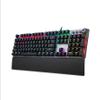 104-Key Hot Swap Mechanical Gaming Keyboard, RGB Backlighting, Aluminum Alloy Base, Blue Switches view 1