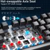 104-Key Hot Swap Mechanical Gaming Keyboard, RGB Backlighting, Aluminum Alloy Base, Blue Switches view 3