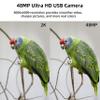 48MP Autofocus USB Camera - 4K UVC Mini Webcam with Metal Case, 8000x6000P 70 Degree No Distortion Lens PC Camera for Linux/Raspberry Pi, Plug & Play for Industrial/Lightburn/Video Conference view 2