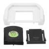 Haofy Camera Accessory Viewfinder Eye Cup with Cold Shoe Cover for 760d 650d 500d (White) view 1