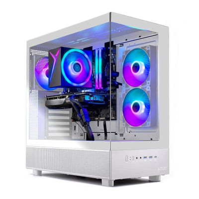 Skytech Gaming Azure 3 Desktop PC, Ryzen 7 7700 3.8 GHz (5.3GHz Turbo), NVIDIA RTX 5060 Ti 16GB, 1TB NVMe SSD, 16GB DDR5 RAM 6000, 650W Gold PSU, Wi-Fi, Win 11