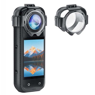 OURHZTB Premium Lens Guards Protective Cover for Insta360 X5, Anti-Fog Anti-Scratch Optical Glass Lens Protector for Insta360 X5 Action Camera Accessories, 10H Hardness