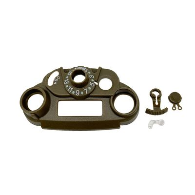 APX6000 APX7000 Bezel Cover Replacement - Durable Plastic Front Housing Case for Handheld Radios | Shock-Resistant Fit Protective Shield Kit (Brown)