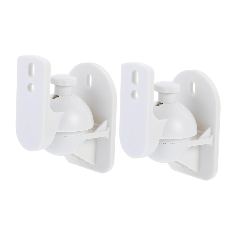 KALLORY 2sets Surround Sound Wall Mount Bracket Speaker Holder for Home Theater Sleek Design Easy Installation for Workstations Kitchens and Bedrooms