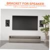 KALLORY 2sets Surround Sound Wall Mount Bracket Speaker Holder for Home Theater Sleek Design Easy Installation for Workstations Kitchens and Bedrooms view 3