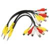 CONGARTENO 3.5mm to 3 Female Stereo Splitter Cable 4pcs Audio Adapter Cord for Home Theater Stereo Systems and Multimedia Devices Sturdy Converter Cable view 1