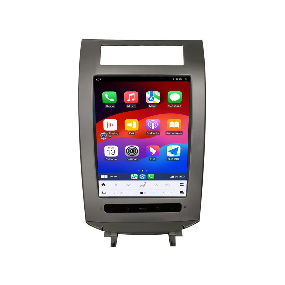 SNATEEN for Acura RL 2004-2012 Android 14 Radio Tesla Style 9.7-Inch IPS Touch Screen Stereo with Bluetooth 5.0 Carplay/Android Auto GPS Navigation for Car Multimedia Player (6-128GB)